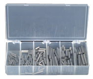 Dowel Pin Assortment - Alloy Steel - 1/16 thru 1/4 Dia - Eagle Tool & Supply