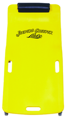 Low Profile Plastic Creeper - Body-fitting Design - Yellow - Eagle Tool & Supply