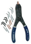 Retaining Ring Pliers -- Model #23801--up to 1'' Ext. Capacity - Eagle Tool & Supply