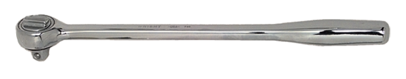 10" OAL - 3/8'' Drive - Round Head - Extra Long Reversible Ratchet - Plain Handle - Eagle Tool & Supply