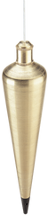 #924BR - 24 oz - Brass Plumb Bob - Eagle Tool & Supply