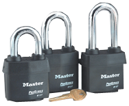 Hi-Vis Aluminum Padlock - 2-5/8'' Body Width; Keyed: Alike; - Eagle Tool & Supply