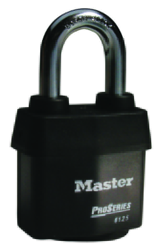 Hi-Vis Aluminum Padlock - 2-3/8'' Body Width; Keyed: Different; - Eagle Tool & Supply