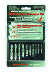 Removes #6 to #24 Screws; 10 pc. Kit - Screw Extractor - Eagle Tool & Supply
