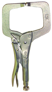 C-Clamp -- #18R Plain Grip 0-8'' Capacity 18'' Long - Eagle Tool & Supply