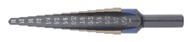 4-22mm Dia. - TiN Coated - HSS Step Drill - Eagle Tool & Supply