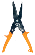 3'' Blade Length - 10-1/2'' Overall Length - Straight Cutting - MultiMaster Snips - Eagle Tool & Supply