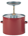 #P702; 2 Quart Capacity - Safety Plunger Can - Eagle Tool & Supply