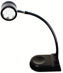 7 LED Spot Light  Dimmable  17" Flexible Gooseneck Arm  Desk Base - Eagle Tool & Supply