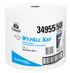 12.5 x 13.4'' - Package of 1100 - WypAll X60 Jumbo Roll - Eagle Tool & Supply