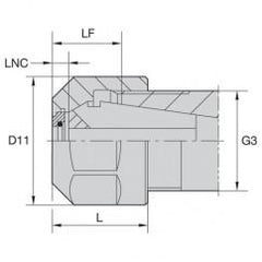 LNHABER16M COOLANT LOCKNUT - Eagle Tool & Supply