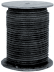 #L12RM100 - 1/2'' ID x 100 Feet - Black Rubber - Rubber Hose - Eagle Tool & Supply