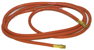 #0425 - 1/4'' ID x 25 Feet - 2 Male Fitting(s) - Air Hose with Fittings - Eagle Tool & Supply