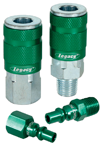 #A71458B - 1/4'' Body x 1/4 NPT (14-Pcs) - Green ARO Coupler & Plug Kit - Eagle Tool & Supply