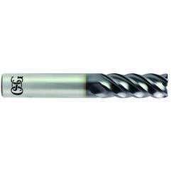 5/16 x 5/16 x 3/4 x 2-1/2 5Fl .030 C/R Carbide End Mill - TiALN - Eagle Tool & Supply