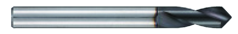 5mm Dia. - X 60mm OAL - HSS-Co AG Starting Drill-TiAlN Coated - Eagle Tool & Supply