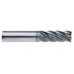 1" Dia. - 1-3/4" LOC - 4" OAL - 5 FL Carbide End Mill-AlCrN-X - Eagle Tool & Supply
