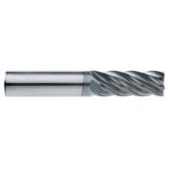 5/16" Dia. - 13/16" LOC - 2-1/2" OAL - .060 Radius 5 FL Carbide End Mill-AlCrN-X - Eagle Tool & Supply