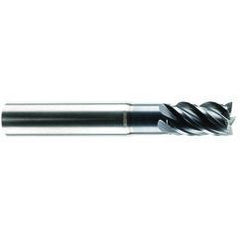 1" Dia. - 1-1/4" LOC - 7" OAL - 5 FL Carbide S/E HP End Mill-AlCrNX - Eagle Tool & Supply