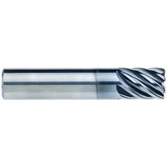 1/2" Dia. - 5/8" LOC - 2-1/2" OAL - .015 CR 7FL Carbide End Mill - AlCrNx - Eagle Tool & Supply