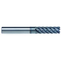 3/8" Dia. - 1-1/4" LOC - 3" OAL - .015 CR 7FL Carbide End Mill - AlCrNx - Eagle Tool & Supply