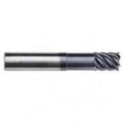 3/8" Dia. - 7/8 LOC - 4" OAL - .030 Radius 6 FL Carbide End Mill-Uncoated - Eagle Tool & Supply