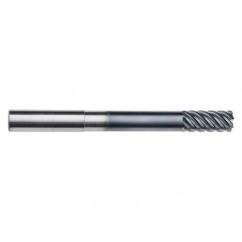 5/8" Dia. - 1-1/8" LOC - 4" OAL - .030 Radius 6 FL Carbide End Mill-Uncoated - Eagle Tool & Supply