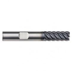 5/8" Dia. - 1-7/8 LOC - 4" OAL - .060 Radius 6 FL Carbide End Mill-AlTiN-x - Eagle Tool & Supply