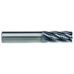 16mm Dia. - 34mm LOC - 92mm OAL - 1mm CR 6FL Carbide End Mill - AlCrNx - Eagle Tool & Supply