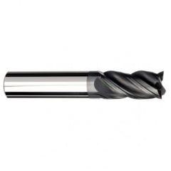 5/8 Dia. x 5 Overall Length 4-Flute .060 C/R Solid Carbide SE End Mill-Round Shank-Center Cut-AlCrN-X - Eagle Tool & Supply
