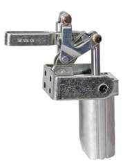 Vertical Pneumatic Cylinder - 375 lbs Holding Capacity; Bar Style U-Shape - Eagle Tool & Supply