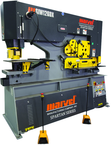 126 Ton - 24" Throat - 15HP, 440V, 3PH Motor Dual Cylinder Complete Integrated Ironworker - Eagle Tool & Supply