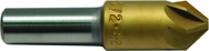 5/8 HSS 6 Flute Countersink 90 Deg TiN Coated - Eagle Tool & Supply