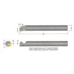 S12NER2 Top Notch Boring Bar 3/4 Shank - Eagle Tool & Supply