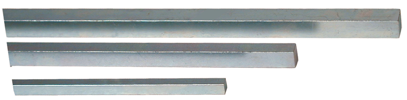 12 x 6 ea. 3/16; 1/4; 5/16; 3/8; 4 ea. 7/16; 1/2'' - Cold Finish Square Key Stock Assortment - Eagle Tool & Supply