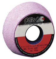 5/3-3/4 x 1-3/4 x 1-1/4" - Aluminum Oxide (PA) / 46I Type 11 - Tool & Cutter Grinding Wheel - Eagle Tool & Supply