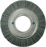 4" Diameter - 5/8" Arbor Hole - Nylon Abrasive Straight Wheel - Eagle Tool & Supply