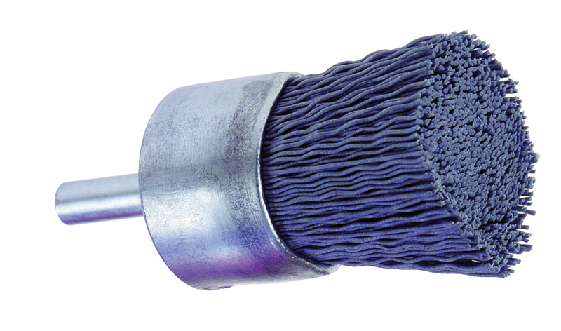 1'' Diameter - Nylon Abrasive End Brush - Eagle Tool & Supply