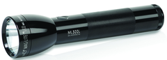 LED 2 Cell D Black Flashlight - Eagle Tool & Supply