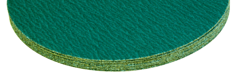 20" x No Hole - 40 Grit - Green Zirconium-Cloth Sanding PSA Disc - Eagle Tool & Supply