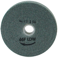 6 x 1 x 1'' - Fine Grit - Silicon Carbide Light Deburring Non-Woven Wheel - Eagle Tool & Supply