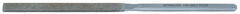 4'' Diamond Length - 8-1/2'' OAL (10.4 x 2.8mm) - Coarse Grit - Equalling Diamond Heavy Duty File - Eagle Tool & Supply