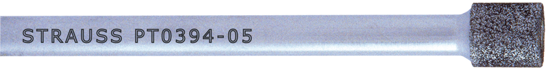 .394 x .394 x 1/4" - Medium Grit - Diamond Mandrel - Eagle Tool & Supply