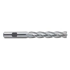 1-1/4 Dia. x 8-1/2 Overall Length 4-Flute Square End High Speed Steel SE End Mill-Round Shank-Center Cut-Uncoated - Eagle Tool & Supply