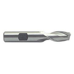 1-1/2 Dia. x 4 Overall Length 2-Flute Square End M-42 Cobalt SE End Mill-Round Shank-Center Cut-Uncoated - Eagle Tool & Supply