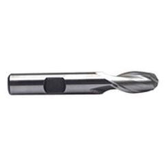 1-1/4'' Dia. - 5'' OAL - Uncoated M-42 Cobalt - Ball End SE EM - 2 FL - Eagle Tool & Supply
