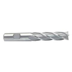 1-1/4 Dia. x 6-1/2 Overall Length 4-Flute Square End M-42 Cobalt SE End Mill-Round Shank-Center Cut-Uncoated - Eagle Tool & Supply
