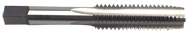 M18x2.5 D7 4-Flute High Speed Steel Bottoming Hand Tap-Bright - Eagle Tool & Supply