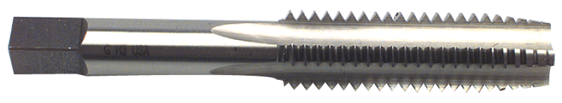 1-1/8-18 Dia. - Bright HSS - Bottoming Special Thread Tap - Eagle Tool & Supply