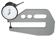 #DG10-14 - 0 - 1'' Range - .001" Graduation - 6'' Throat Depth - Dial Thickness Gage - Eagle Tool & Supply